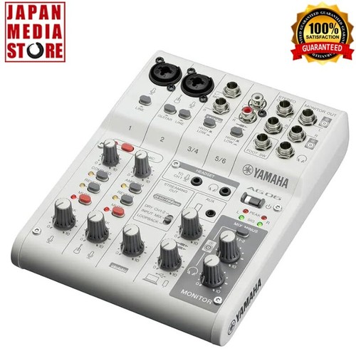 Yamaha ag06 ag06mk2 6ch - w,