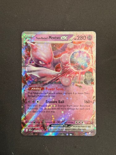 Team rocket mewtwo 81 182 - rocket's, ex