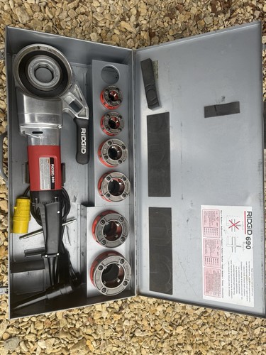 Rigid 690 pipe threading - rigid,
