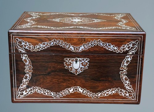 19th century rosewood and - rosewood,