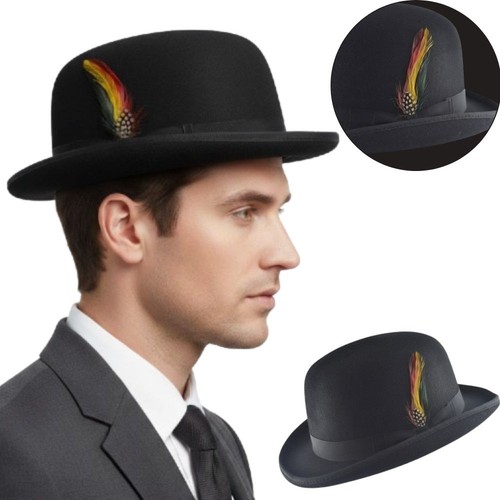 100 wool bowler hat fashion - bowler,