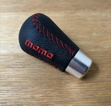 MOMO Black Red Stitch