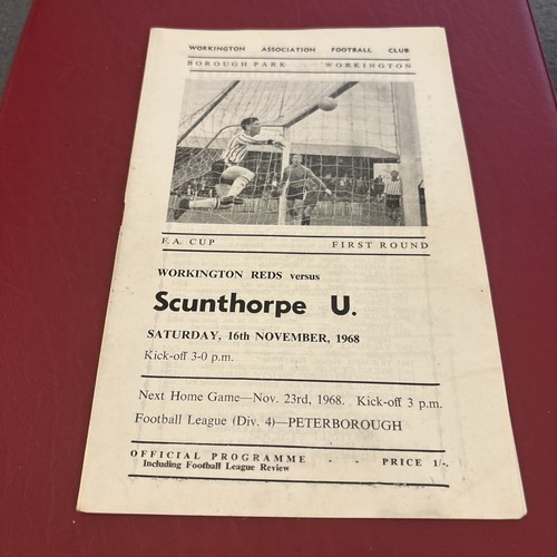 Workington scunthorpe cup - fa,