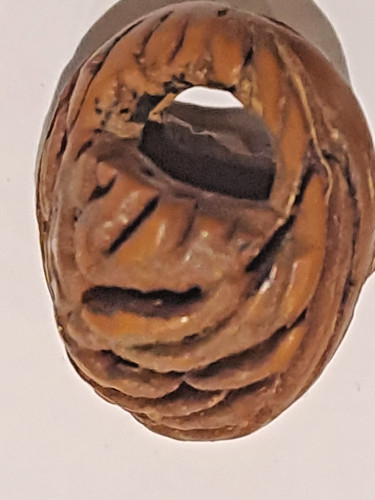 Antique folk art - art, peach