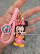 Pink Minnie Mouse Keyring Bag