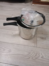 Prestige 7.5 Litre Stainless Steel Pressure Cooker Large Capacity Induction Safe