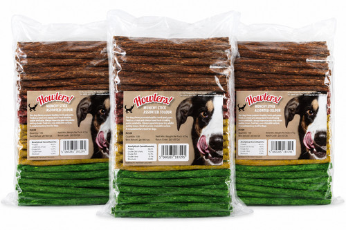 300 natural rawhide assorted - 300,