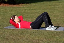 Kirsty Gallacher takes part in
