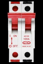 MEM 100 AMP DOUBLE POLE MAIN