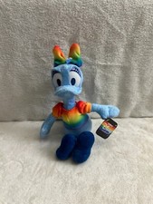 Disney Pride Rainbow Collection Daisy Duck soft toy plush NWT
