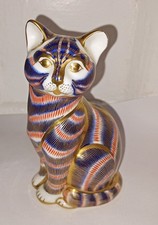 Royal Crown Derby Cat