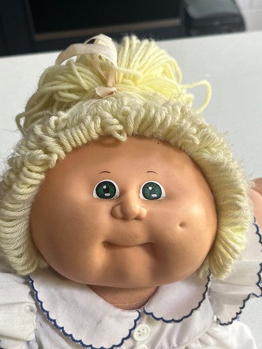 Vintage doll cabbage - doll-, patch