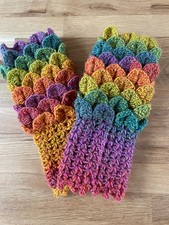 Handmade Crochet Dragon Scale