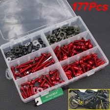 177x Red Fairing Bolts Screw