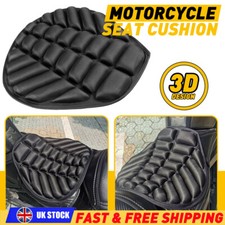 Motorcycle 3D Air Comfort Gel Seat Cushion Universal Pad Cover Pressure Relief
