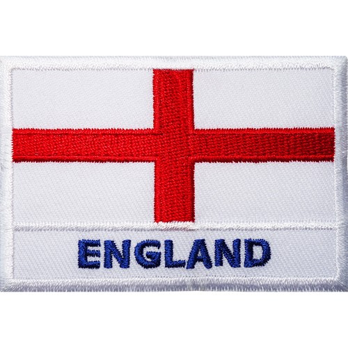 England flag embroidered iron - england,