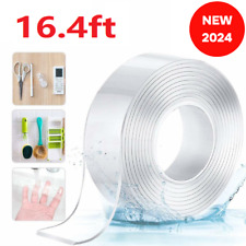 5M Nano Tape Double Sided Adhesive Reusable Removable Washable Traceless Gel UK