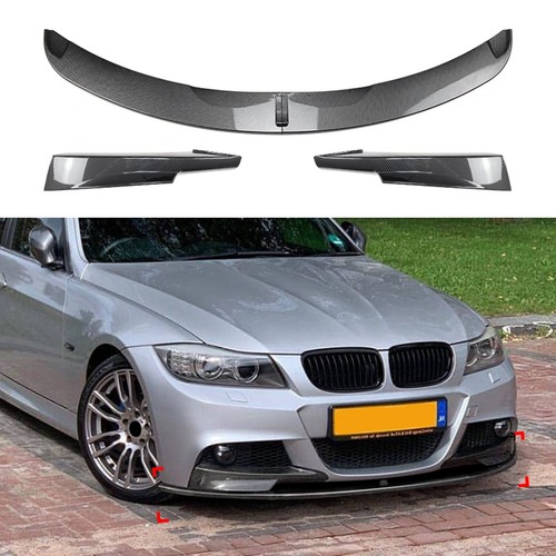 Carbon style front spoiler - carbon,
