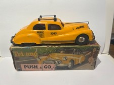 Tri-ang Minic No 2 New York Taxi, Boxed, Original, Vintage, VERY Rare. Not Dinky