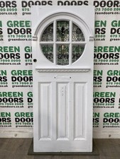 1930s STAINED LEADED GLASS