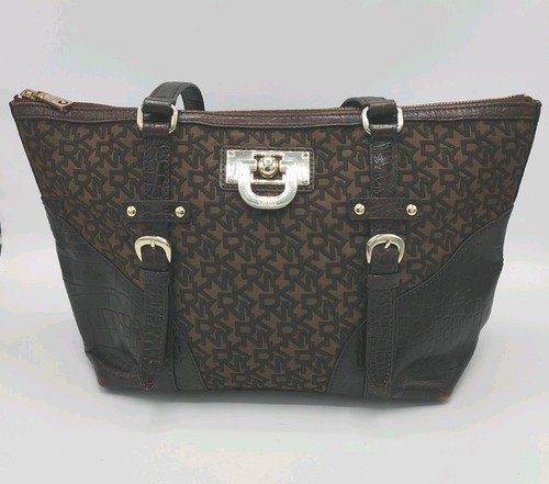 Dkny vintage monogram satchel - dkny,