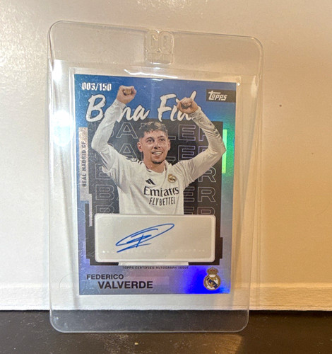 Topps federico valverde real - federico,