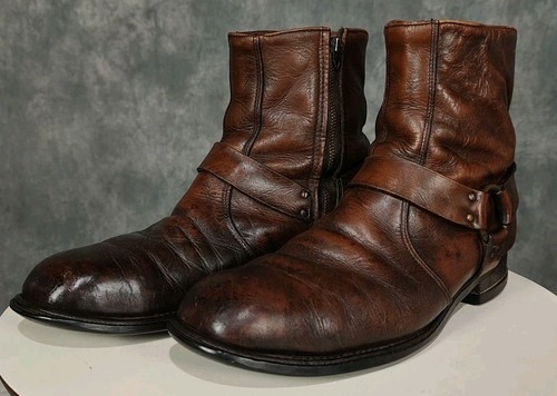Vintage brown leather - vintage, 60's