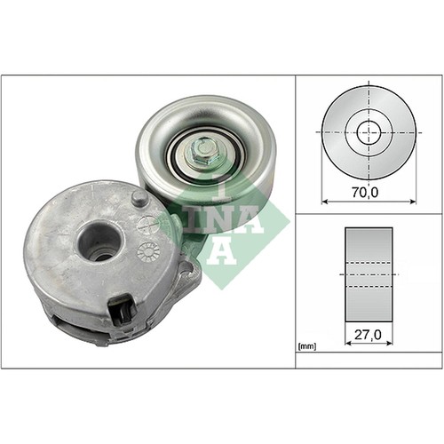 Multi belt tensioner - multi-v,