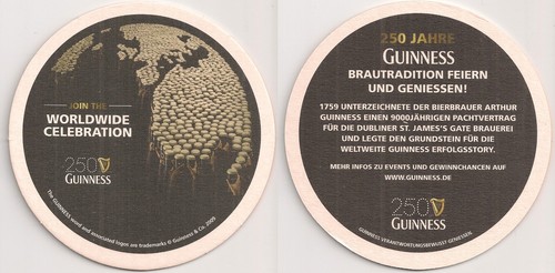 Guinness german beer - -, mats