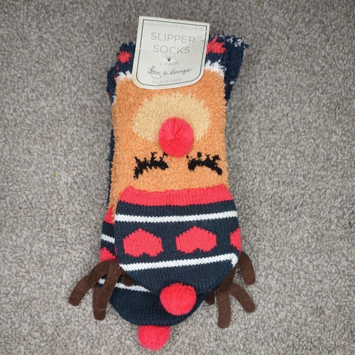 Christmas slipper socks ladies - socks,