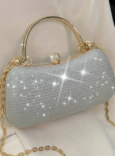 Silver crossbody rhinestone - crossbody,