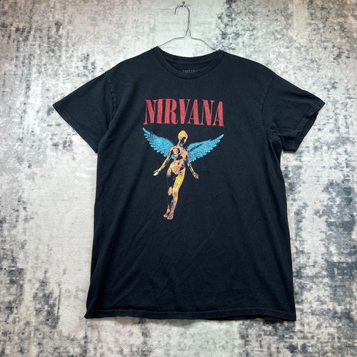 Nirvana vintage black graphic - nirvana,