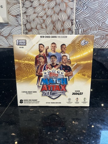 Match attax 2026 2027 - match, box