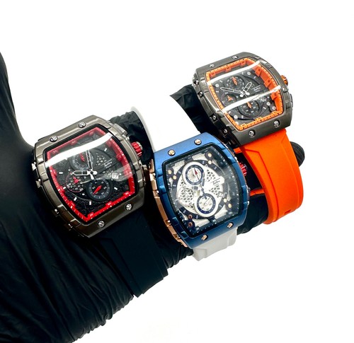 Men white orange blue - men's, red
