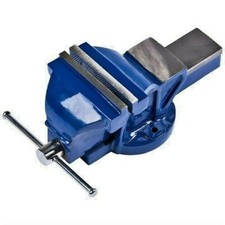 6" FIXED BENCH VICE WITH ANVIL HEAVY DUTY MECHANICS FIXED CAST IRON BODY D4200