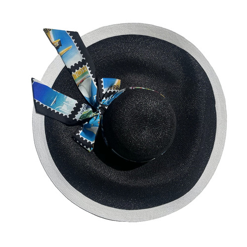 Mary katrantzou black straw - mary,