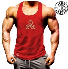 Triskele Vest Gym Clothing Bodybuilding Training Workout Boxing Vikings Tank Top
