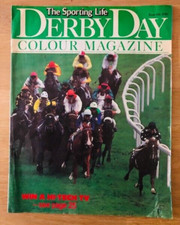 THE SPORTING LIFE DERBY DAY COLOUR MAGAZINE JUNE 4TH 1986 