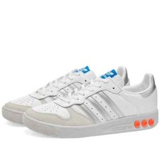 Adidas Grand Slam White Silver Sneakers Men’s Tennis Classic Shoes 7.5 (New)