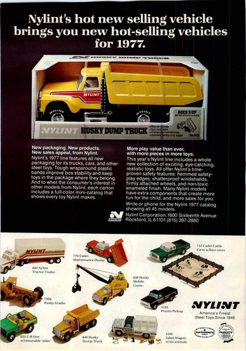 1977 advert nylint - nylint, husky