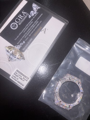 Iced out moissanite - iced,