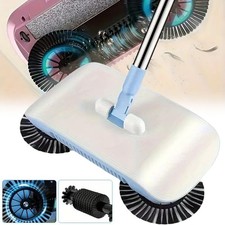 3 in 1 Hand Push Sweeper Cordless Duster Broom Manual Floor Cleaner for Carpets