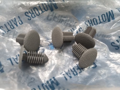 Grey plastic trim - trim, clips