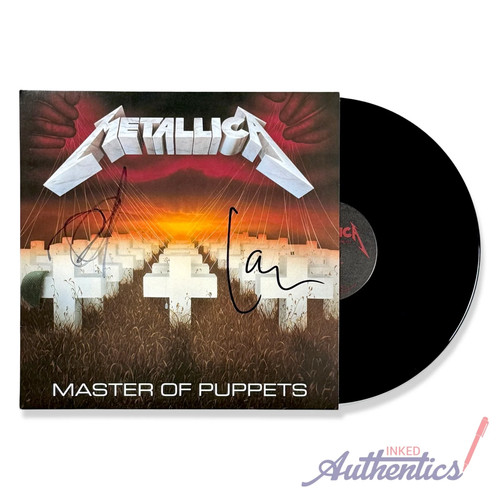 Metallica signed autographed - metallica,