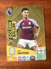 Panini Adrenalyn XL 2024/25 Golden Baller Ollie Watkins Holo Foil NM Rare