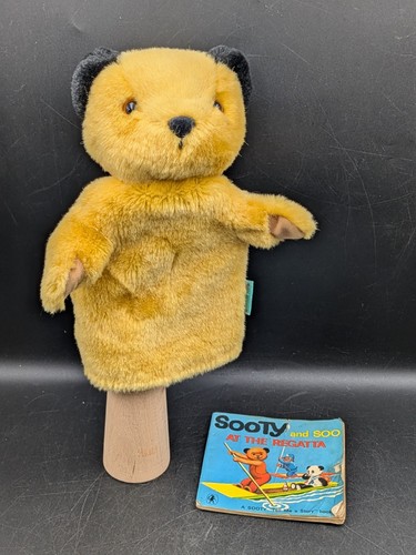 Vintage sooty hand puppet - puppet, &