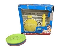 Fisher Price Recorder Player + 5 Records Boxed Vintage Toy Audio