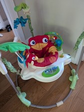 Fisher price jumperoo  rainforest bouncer baby toy activity jumping 
