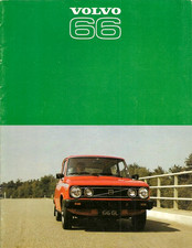 Volvo 66 1976-1977 UK Market Sales Brochure GL Saloon & Estate