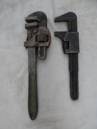 Vintage used stillson - vintage/used, wrenches